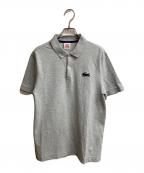 LACOSTE LIVEラコステライブ）の古着「ポロシャツ」｜グレー