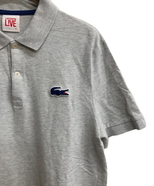 LACOSTE LIVE（ラコステライブ）LACOSTE LIVE (ラコステライブ) ポロシャツ グレー サイズ:4の古着・服飾アイテム