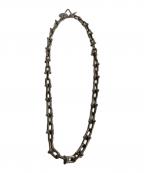 DISCOVEREDディスカバード）の古着「TIFFABONE NECKLACE」｜シルバー
