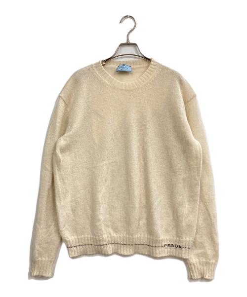 PRADA（プラダ）PRADA (プラダ) カシゴラニット アイボリー サイズ:44の古着・服飾アイテム