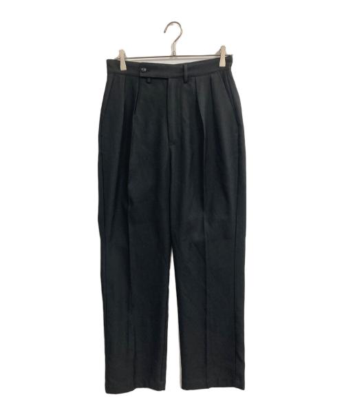 Toironier（トワロニエ）Toironier (トワロニエ) 2tuck Tapered Pants ブラック サイズ:1の古着・服飾アイテム