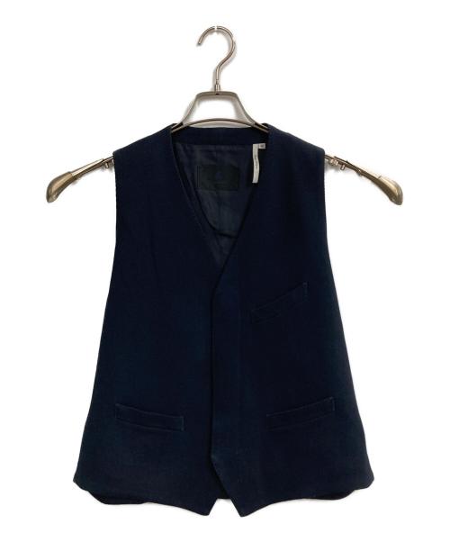 LANVIN（ランバン）LANVIN (ランバン) ジレ ネイビー サイズ:48の古着・服飾アイテム