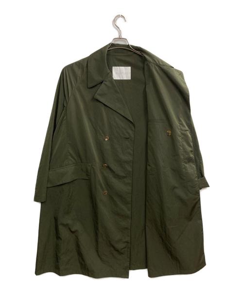 BLUEFLAG（ブルーフラッグ）BLUEFLAG (ブルーフラッグ) ナイロンコート オリーブ サイズ:Lの古着・服飾アイテム