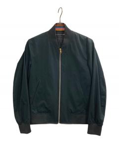 中古・古着通販】Paul Smith (ポールスミス) 総柄ブルゾン ブラック