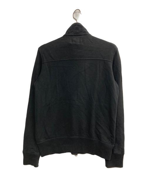 ARMANI JEANS（アルマーニジーンズ）ARMANI JEANS (アルマーニジーンズ) ハイネックスウェットブルゾン ブラック サイズ:Mの古着・服飾アイテム