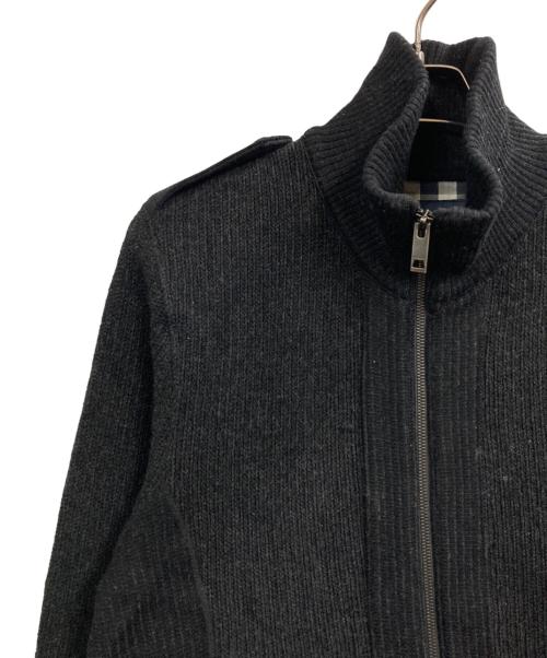 BURBERRY LONDON（バーバリーロンドン）BURBERRY LONDON (バーバリーロンドン) ニットジャケット グレー サイズ:LLの古着・服飾アイテム