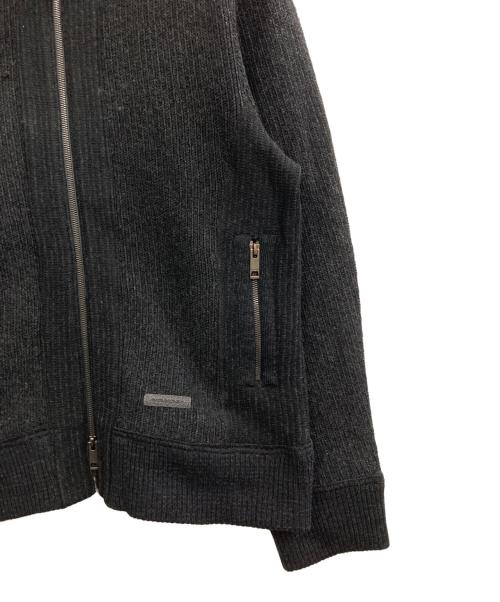 BURBERRY LONDON（バーバリーロンドン）BURBERRY LONDON (バーバリーロンドン) ニットジャケット グレー サイズ:LLの古着・服飾アイテム