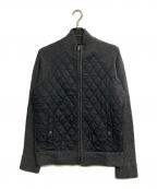 BURBERRY BLACK LABELバーバリーブラックレーベル）の古着「切替ニットジャケット」｜グレー