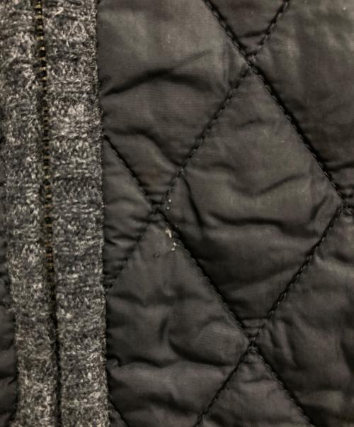 BURBERRY BLACK LABEL（バーバリーブラックレーベル）BURBERRY BLACK LABEL (バーバリーブラックレーベル) 切替ニットジャケット グレー サイズ:3の古着・服飾アイテム