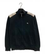 BURBERRY BLACK LABELバーバリーブラックレーベル）の古着「ニットジャケット」｜ブラック