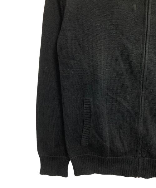 BURBERRY BLACK LABEL（バーバリーブラックレーベル）BURBERRY BLACK LABEL (バーバリーブラックレーベル) ニットジャケット ブラック サイズ:3の古着・服飾アイテム