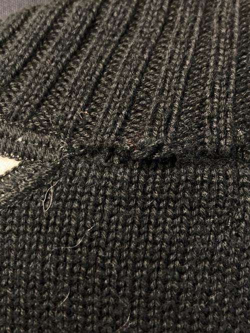 BURBERRY BLACK LABEL（バーバリーブラックレーベル）BURBERRY BLACK LABEL (バーバリーブラックレーベル) ニットジャケット ブラック サイズ:3の古着・服飾アイテム