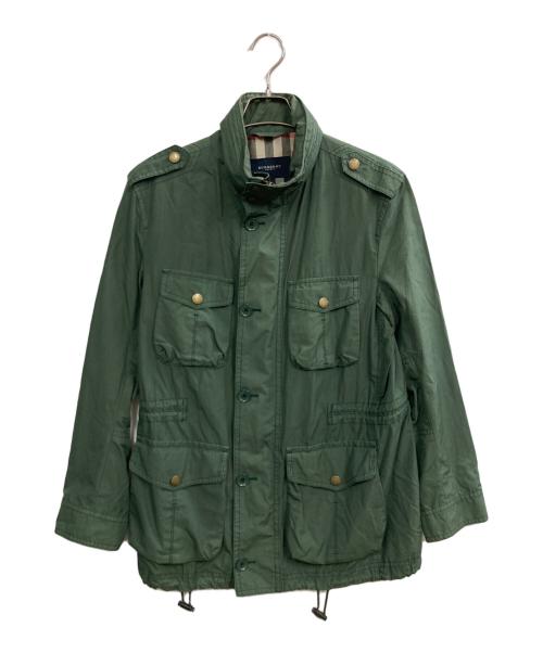 BURBERRY LONDON（バーバリーロンドン）BURBERRY LONDON (バーバリーロンドン) ミリタリージャケット オリーブ サイズ:Lの古着・服飾アイテム