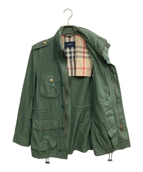 BURBERRY LONDON（バーバリーロンドン）BURBERRY LONDON (バーバリーロンドン) ミリタリージャケット オリーブ サイズ:Lの古着・服飾アイテム