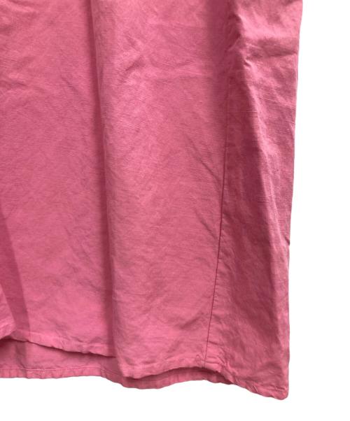 Adam et Rope（アダム エ ロペ）Adam et Rope (アダム エ ロペ) リネンボリュームスリーブワンピース ピンク サイズ:Freeの古着・服飾アイテム