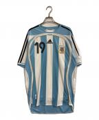 adidasアディダス）の古着「アルゼンチン代表ゲームシャツ」｜スカイブルー×ホワイト