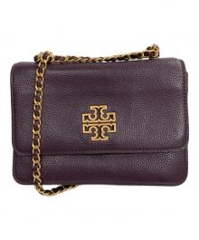 TORY BURCH（トリーバーチ）の古着「チェーンショルダーバッグ」｜パープル
