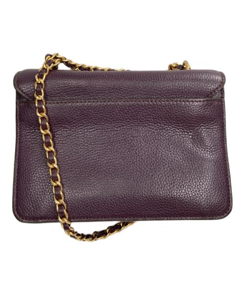 TORY BURCH（トリーバーチ）TORY BURCH (トリーバーチ) チェーンショルダーバッグ パープルの古着・服飾アイテム
