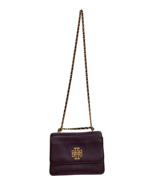 TORY BURCH（トリーバーチ）TORY BURCH (トリーバーチ) チェーンショルダーバッグ パープルの古着・服飾アイテム