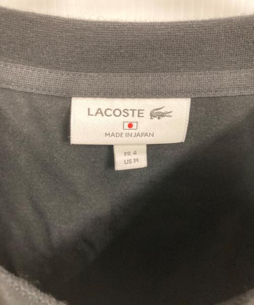 LACOSTE（ラコステ）LACOSTE (ラコステ) ONE PIECE (ワンピース) ワニロゴ刺繍Tシャツ ブラック サイズ:Mの古着・服飾アイテム