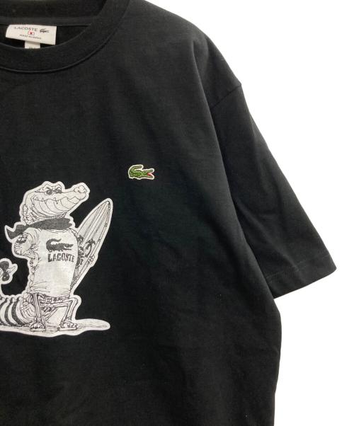 LACOSTE（ラコステ）LACOSTE (ラコステ) ONE PIECE (ワンピース) ワニロゴ刺繍Tシャツ ブラック サイズ:Mの古着・服飾アイテム