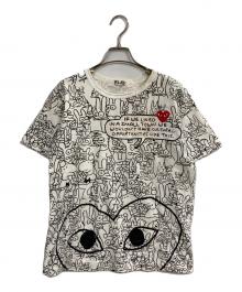 PLAY COMME des GARCONS×Matt Groening（プレイコムデギャルソン×マット・グレイニング）の古着「プリントTシャツ」｜ホワイト