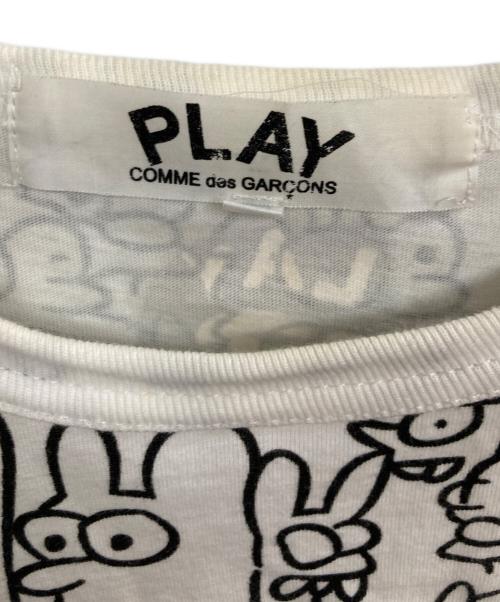PLAY COMME des GARCONS（プレイコムデギャルソン）PLAY COMME des GARCONS (プレイコムデギャルソン) Matt Groening (マット・グレイニング) プリントTシャツ ホワイト サイズ:Mの古着・服飾アイテム