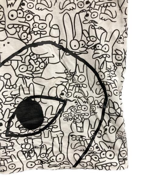 PLAY COMME des GARCONS（プレイコムデギャルソン）PLAY COMME des GARCONS (プレイコムデギャルソン) Matt Groening (マット・グレイニング) プリントTシャツ ホワイト サイズ:Mの古着・服飾アイテム