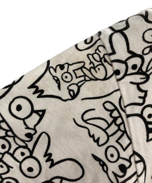 PLAY COMME des GARCONS（プレイコムデギャルソン）PLAY COMME des GARCONS (プレイコムデギャルソン) Matt Groening (マット・グレイニング) プリントTシャツ ホワイト サイズ:Mの古着・服飾アイテム