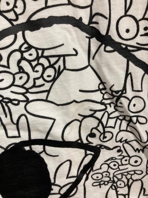 PLAY COMME des GARCONS（プレイコムデギャルソン）PLAY COMME des GARCONS (プレイコムデギャルソン) Matt Groening (マット・グレイニング) プリントTシャツ ホワイト サイズ:Mの古着・服飾アイテム