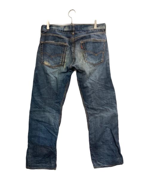JUNYA WATANABE COMME des GARCONS（(ジュンヤワタナベ コムデギャルソン）JUNYA WATANABE COMME des GARCONS ((ジュンヤワタナベ コムデギャルソン) LEVI'S (リーバイス) コットンリネン 転写パンツ インディゴ サイズ:Lの古着・服飾アイテム