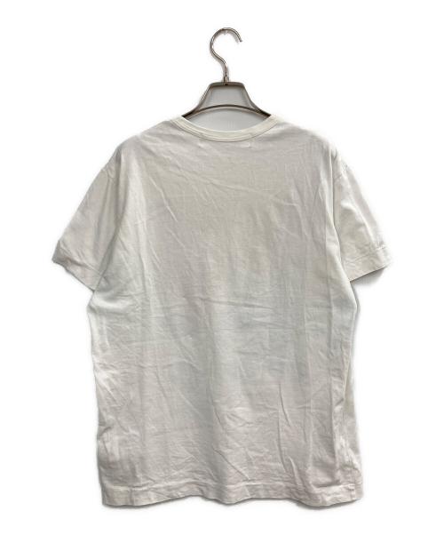 PLAY COMME des GARCONS（プレイコムデギャルソン）PLAY COMME des GARCONS (プレイコムデギャルソン) クリスマス限定プリントTシャツ ホワイト サイズ:Lの古着・服飾アイテム