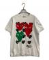 PLAY COMME des GARCONS（プレイコムデギャルソン）の古着「クリスマス限定プリントTシャツ」｜ホワイト