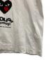 中古・古着 PLAY COMME des GARCONS (プレイコムデギャルソン) クリスマス限定プリントTシャツ ホワイト サイズ:L：6000円