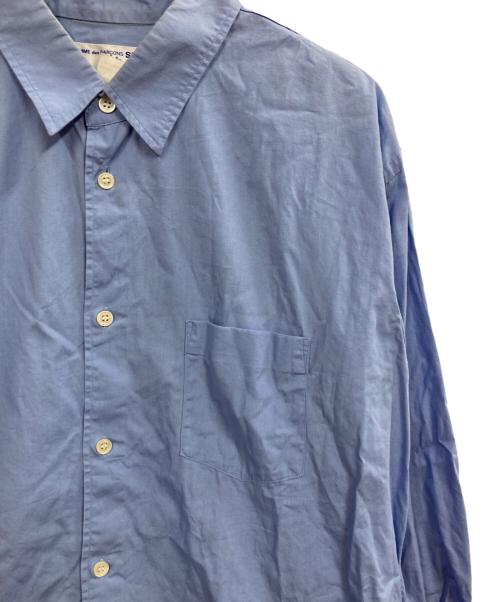COMME des GARCONS SHIRT（コムデギャルソンシャツ）COMME des GARCONS SHIRT (コムデギャルソンシャツ) 19SSバックプリントシャツ ブルー サイズ:Xの古着・服飾アイテム