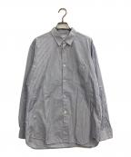 COMME des GARCONS SHIRTコムデギャルソンシャツ）の古着「Romain Eugene Campens バックプリントシャツ」｜ブルー