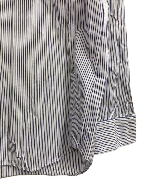 COMME des GARCONS SHIRT（コムデギャルソンシャツ）COMME des GARCONS SHIRT (コムデギャルソンシャツ) Romain Eugene Campens バックプリントシャツ ブルー サイズ:Mの古着・服飾アイテム