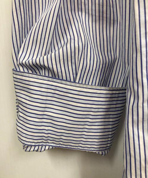 COMME des GARCONS SHIRT（コムデギャルソンシャツ）COMME des GARCONS SHIRT (コムデギャルソンシャツ) Romain Eugene Campens バックプリントシャツ ブルー サイズ:Mの古着・服飾アイテム
