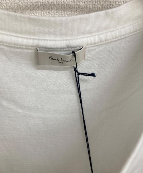 PAUL SMITH（ポールスミス）Paul Smith (ポールスミス) レースロゴTシャツ ホワイト サイズ:Mの古着・服飾アイテム