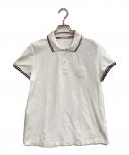MONCLERモンクレール）の古着「MAGLIA POLO MANICA CORTA」｜ホワイト