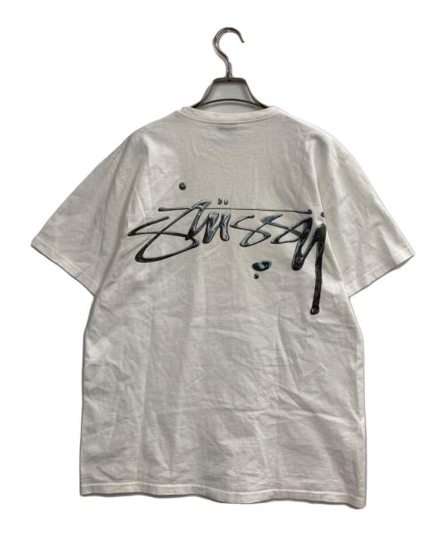stussy（ステューシー）stussy (ステューシー) MERCURY TEE ホワイト サイズ:Mの古着・服飾アイテム