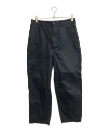 COMME des GARCONS HOMME（コムデギャルソン オム）の古着「WIDE PANTS」｜ネイビー