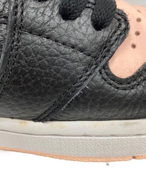 NIKE（ナイキ）NIKE (ナイキ) AIR JORDAN1 RETRO HIGH OG ピンク×ブラック サイズ:27の古着・服飾アイテム