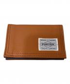 PORTERポーター）の古着「FREE STYLE  CARD CASE」｜ブラウン