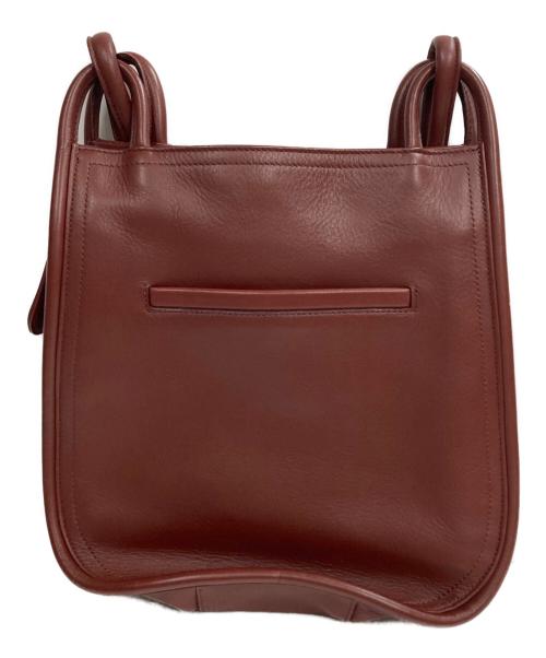 NAKAZAWA（ナカザワ）nakazawa (ナカザワ) レザーショルダーバッグ ブラウンの古着・服飾アイテム