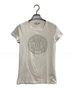 中古・古着通販】CELINE (セリーヌ) ロゴTシャツ ホワイト サイズ:XS