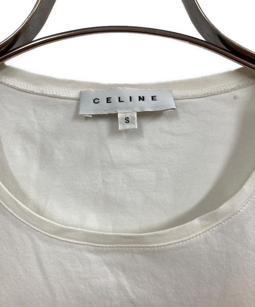 CELINE（セリーヌ）CELINE (セリーヌ) ビジューTシャツ ホワイト サイズ:Sの古着・服飾アイテム