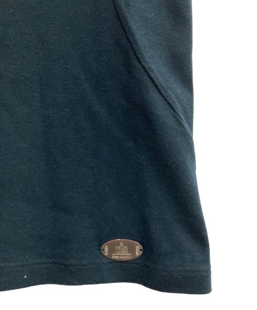 FENDI（フェンディ）FENDI (フェンディ) プレートTシャツ ネイビー サイズ:40の古着・服飾アイテム