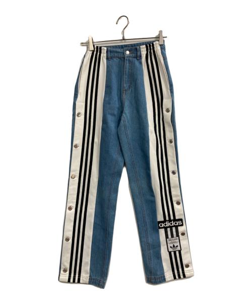adidas（アディダス）adidas (アディダス) ブレイクデニムパンツ スカイブルー サイズ:Sの古着・服飾アイテム