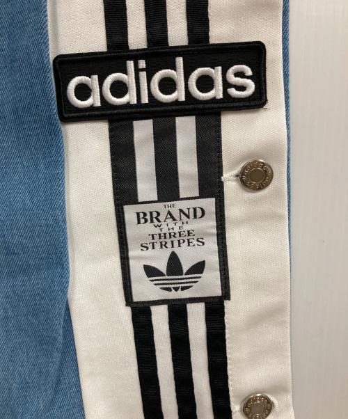 adidas（アディダス）adidas (アディダス) ブレイクデニムパンツ スカイブルー サイズ:Sの古着・服飾アイテム